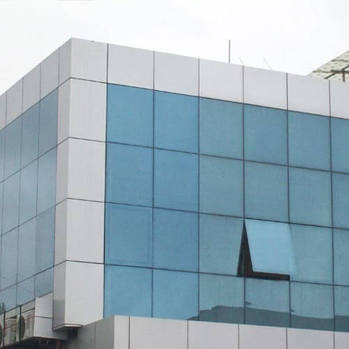 Raj Aluminium - Elevation - Aluminium Glazing Composite Panel